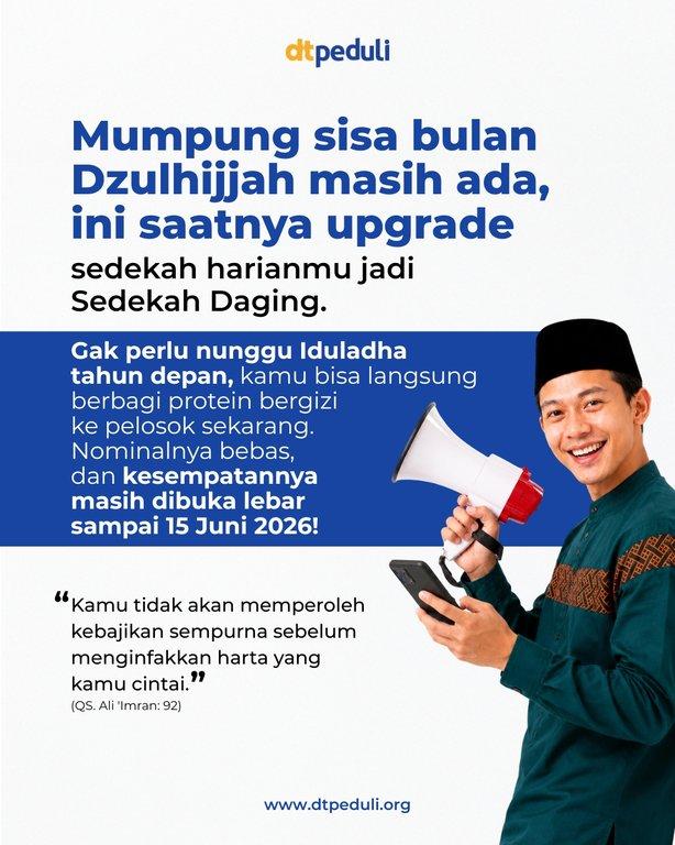Sedekah Daging di Bulan Zulhijjah - Cover Image