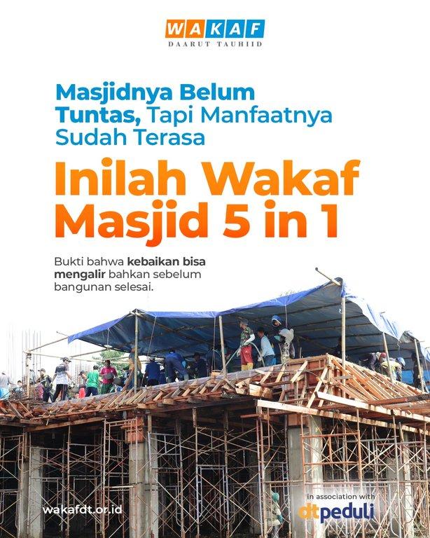 Wakaf Masjid 5 in 1 - Cover Image