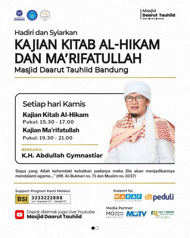 Kajian al Hikam dan Marifatullah - Cover Image